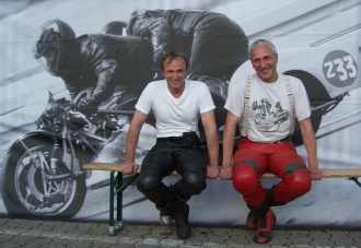 Die beiden Altmeister und Ducati Quäler Horst Schneider und Werner Gromatka (und hoffentlich bald Mitstreiter!)